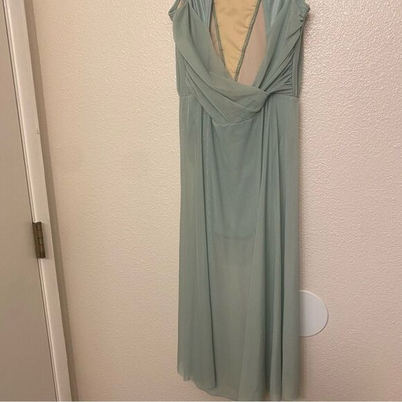 Weissman Dance costume mint sage green dress Watermelon Sugar D13039 SA adult - Picture 5 of 16